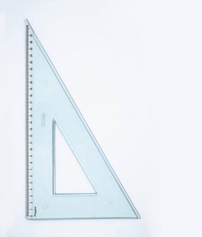 Équerre En Aluminium Anodisé 45° - 30 Cm Millimétrée Pour Dessin Technique Et Bricolage - 2